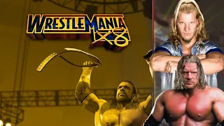 WWE 2K23 - Triple H VS Chris Jericho (WrestleMania X8: Double Championship Match)