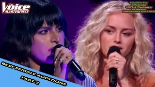 Best Female Blind Auditions in The Voice [Part 2]