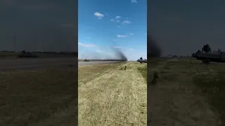 Ukrainian Airforce  uses roads as improvised airfields.