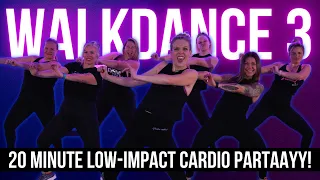 20 MINUTE WALK DANCE CARDIO PARTY | A WALKING WORKOUT THAT FEELS LIKE A DANCE PARTY!