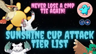 Never Lose A CMP Tie Again! Sunshine Cup Great League edition - Pokemon Go Go Battle League