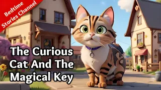 The Curious Cat And The Magical Key | Bedtime Stories Kids.