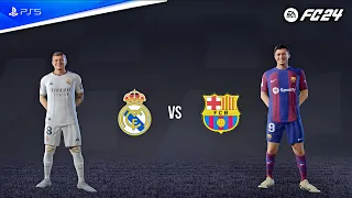 FC 24 - Real Madrid vs Barcelona | Laliga EA Spotrts 23/24 Season Matchday 32 Full Match PS5™