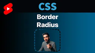 Border radius - CSS Tutorial for beginners in 1 Minute #shorts