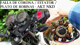 Falla de encendido AKT NKD 125 - SOLUCIÓN - Cambio de CDI