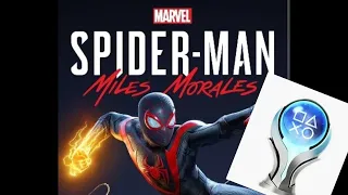 J'ai platiné Spiderman Miles Morales