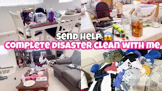 Complete Disaster Clean With Me 2022 | Huge Mess Cleaning Motivation | Speed Cleaning 2022