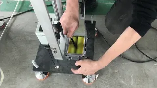 Loading tutorial for velcro tape winding cutting machine