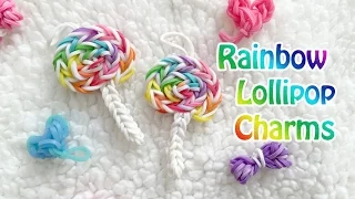 Rainbow Loom Charm: Lollipop Candy Charm (Original Design)