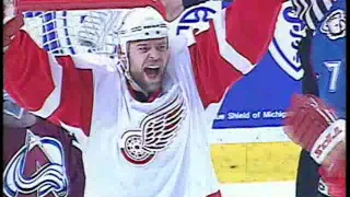 NHL WESTERN CONFERENCE FINALS 2002 - Game 7 - Colorado Avalanche @ Detroit Red Wings - ESPN