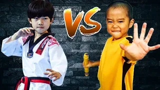 Lin Qiunan VS Ryusei imai Kung Fu Kid VS Taekwondo Kid