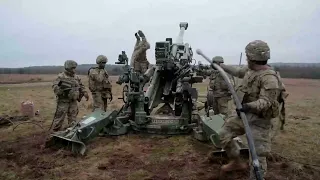 2CR Howitzer live fire