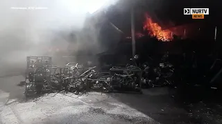 Крупный пожар в Алматы 29 мая 2020