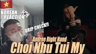 🇻🇳🇰🇷🔥Korean Hiphop Junkie react to Andree Right Hand - Chơi Như Tụi Mỹ (VN/ENG SUB)