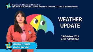 Public Weather Forecast issued at 4PM | 28 October 2023