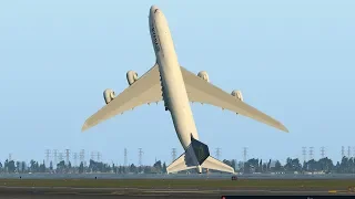 Giant Boeing 747  Vertical Takeoff | Xplane 11 (HD)