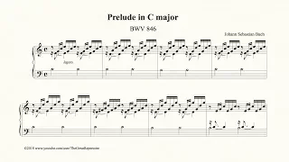 Bach, Prelude in C major, BWV 846