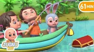 Row Row Row your boat | Babies Songs | Jugnu Kids Nursery Rhymes & Kids Songs