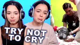 Try Not To Cry Challenge (Emotional) - Merrell Twins