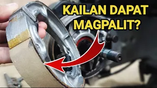 Tamang Adjustment ng Rear Break at Senyales na palitin na ang Break Shoe | Moto Arch