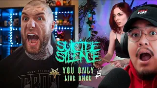 REACTION Anastasia Sereda ft @AlexTerrible Slaughter To Prevail Suicide Silence - You Only Live Once