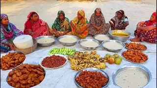 Wood Apple Juice With Traditional Iftar Food Arrangement For Women & Children Of Village