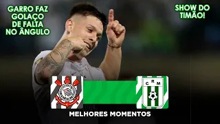 GARRO FEZ UM GOLAÇO | Corinthians 3 x 0 Racing Montevideo | Melhores Momentos | Sul Americana 2024