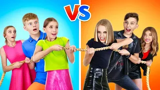 Хорошая Семья VS Плохая Семья | Типы Родителей и Подростков