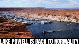Lake Powell is Back to Normality