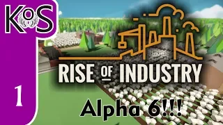 Rise of Industry (Veteran) Ep 1: A BEAUTIFUL NEW DAY! - ALPHA 6 - Let's Play, Gameplay