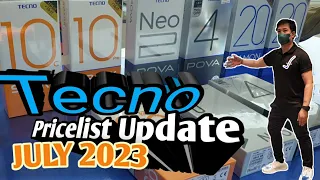 Tecno Prices Update Camon20Pro5G,20Pro,Spark10,10C,SparkGo,PhantomX2,Camon19Pro5G,19Pro,Pova4,Neo2