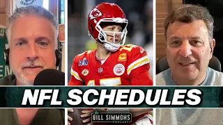 NFL Schedule Release Rant and Favorite O/U Win Totals | The Bill Simmons Podcast