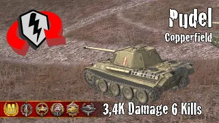 Pudel  |  3,4K Damage 6 Kills  |  WoT Blitz Replays