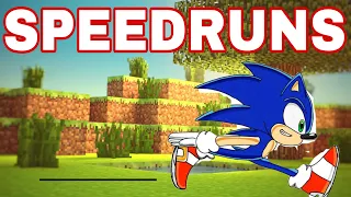 Sonic Speedruns Minecraft! (Sonic animation)