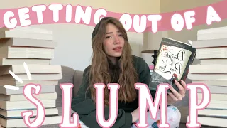 how I pulled myself out of my worst reading slump ever | Weekly Vlog #1 (VERY CHATTY & Spoiler Free)