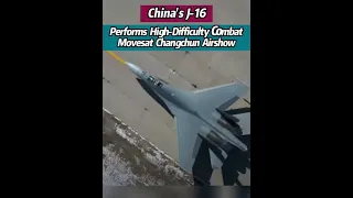 #China's J-16 performs high-difficulty #combat moves at Changchun #changchun #j16 #airshow #aircraft