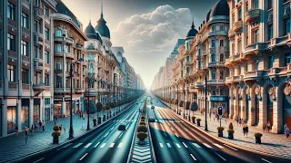 Walking the Streets of Bucharest | Virtual Walking Tour in 4K
