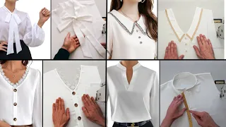 [ 4 ] Amazing Ways to design different necks for your outfits 💯 sewing technique ❤️