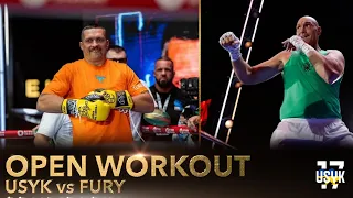 OPEN WORKOUT | USYK vs FURY | HIGHLIGHTS