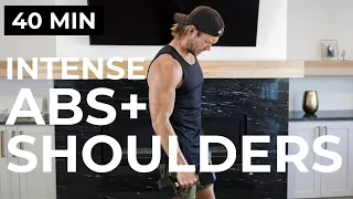 ABS AND SHOULDERS WORKOUT |  INTENSE SHOULDER & ABS WORKOUT