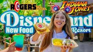 Lots of NEW Food for Disney's ROGERS The Musical And INDIANA JONES At the DISNEYLAND RESORT!