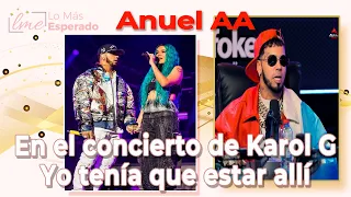 Anuel habla de como es su relación con Karol G en una entrevista.