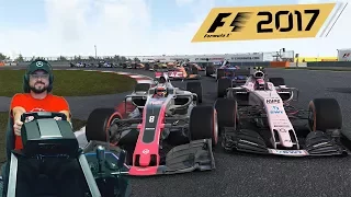 Гран-при Китая F1 2017 квалификация Force India F1 - руль Fanatec ClubSport Formula Black