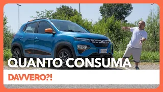 Dacia Spring | La prova CONSUMI totale (pure a 130 km/h!) 🚀