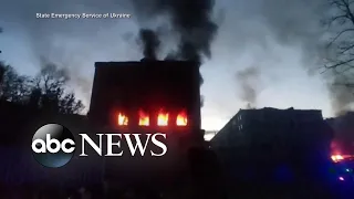 ABC News Live: Russian forces strike high-rise apartment tower in Kyiv