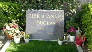 Kirk Douglas Anne Eric Graves Pierce Brothers Westwoods Los Angeles California USA March 27, 2023