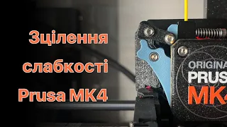 Як я виправив проблему з подачею (FLEX) філаменту у Prusa MK4