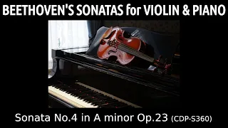 Beethoven - Sonatas for Violin and Piano - Sonata No. 4 in A minor, Op. 23 - Piano CDP-S360