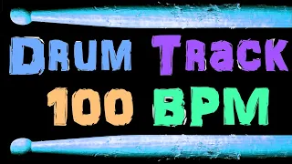 Tasty Drum Track 100 BPM Drum Beat for Bass Guitar Backing Tracks Drums Only Jam Along Beats