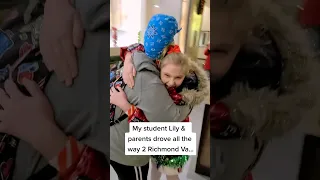 Little Girl SURPRISES her Vocal Coach on Christmas Eve